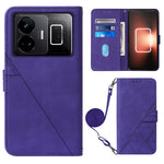 Custodia per cellulare in pelle con flip in rilievo 3D a tracolla, For Realme 10 Pro 5G, For Realme 10 Pro+ 5G, For Realme C55, For Realme GT Neo 5  5G / GT 3