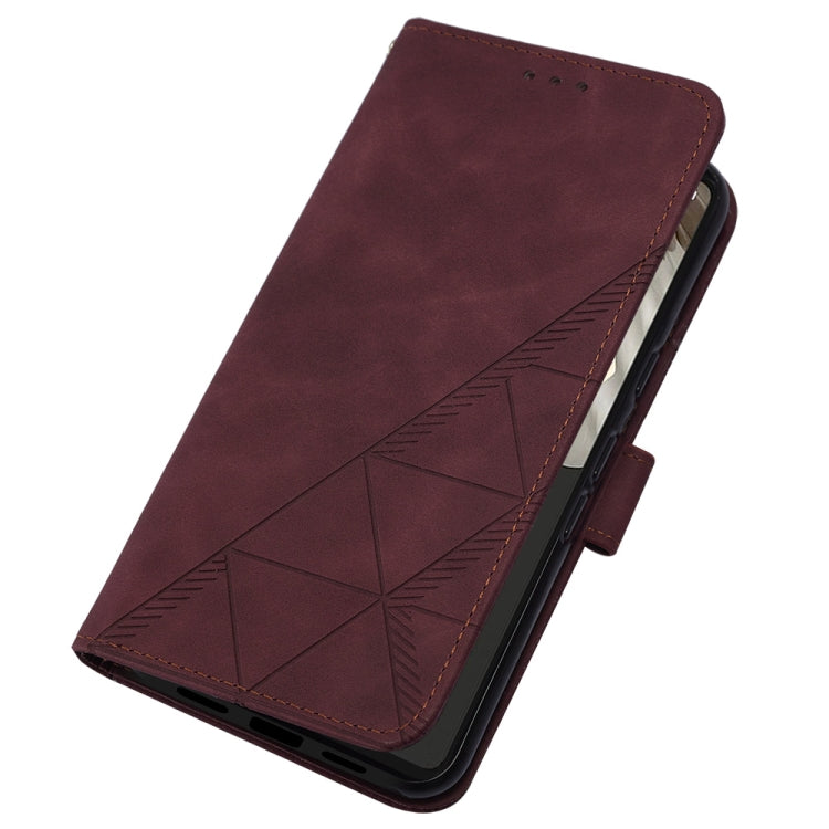 Custodia per cellulare in pelle con flip in rilievo 3D a tracolla, For Google Pixel 8, For Google Pixel 8 Pro, For Xiaomi Redmi Note 12 4G Global, For Xiaomi Redmi Note 12 Pro+ 5G Global