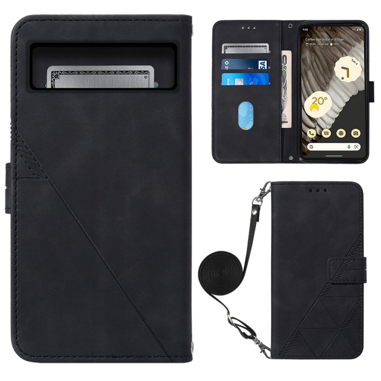 Custodia per cellulare in pelle con flip in rilievo 3D a tracolla, For Google Pixel 8, For Google Pixel 8 Pro, For Xiaomi Redmi Note 12 4G Global, For Xiaomi Redmi Note 12 Pro+ 5G Global
