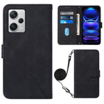 Custodia per cellulare in pelle con flip in rilievo 3D a tracolla, For Google Pixel 8, For Google Pixel 8 Pro, For Xiaomi Redmi Note 12 4G Global, For Xiaomi Redmi Note 12 Pro+ 5G Global