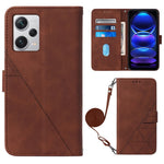 Custodia per cellulare in pelle con flip in rilievo 3D a tracolla, For Google Pixel 8, For Google Pixel 8 Pro, For Xiaomi Redmi Note 12 4G Global, For Xiaomi Redmi Note 12 Pro+ 5G Global