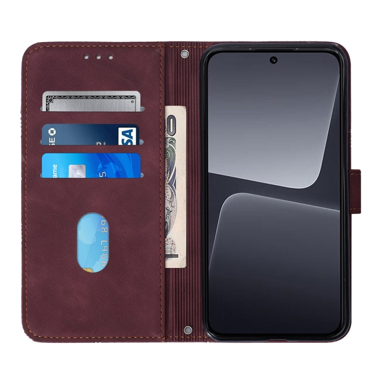 Custodia per cellulare in pelle con flip in rilievo 3D a tracolla, For Xiaomi 13, For Xiaomi 13 Lite 5G, For Xiaomi 13 Pro, For Xiaomi Poco X5 Pro 5G