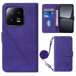 Custodia per cellulare in pelle con flip in rilievo 3D a tracolla, For Xiaomi 13, For Xiaomi 13 Lite 5G, For Xiaomi 13 Pro, For Xiaomi Poco X5 Pro 5G