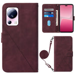 Custodia per cellulare in pelle con flip in rilievo 3D a tracolla, For Xiaomi 13, For Xiaomi 13 Lite 5G, For Xiaomi 13 Pro, For Xiaomi Poco X5 Pro 5G