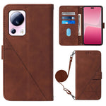 Custodia per cellulare in pelle con flip in rilievo 3D a tracolla, For Xiaomi 13, For Xiaomi 13 Lite 5G, For Xiaomi 13 Pro, For Xiaomi Poco X5 Pro 5G