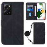 Custodia per cellulare in pelle con flip in rilievo 3D a tracolla, For Xiaomi 13, For Xiaomi 13 Lite 5G, For Xiaomi 13 Pro, For Xiaomi Poco X5 Pro 5G