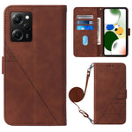 Custodia per cellulare in pelle con flip in rilievo 3D a tracolla, For Xiaomi 13, For Xiaomi 13 Lite 5G, For Xiaomi 13 Pro, For Xiaomi Poco X5 Pro 5G