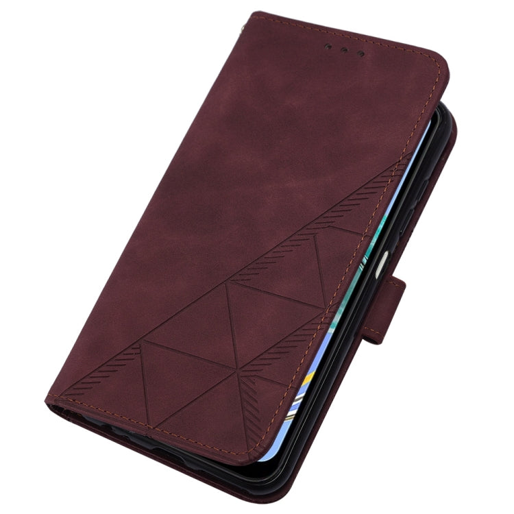 Custodia per cellulare in pelle con flip in rilievo 3D a tracolla, For Samsung Galaxy M14 5G