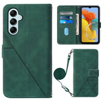 Custodia per cellulare in pelle con flip in rilievo 3D a tracolla, For Samsung Galaxy M14 5G