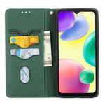 Custodia per telefono in pelle magnetica con cuciture a trama intrecciata, For Xiaomi Redmi 12C, For Samsung Galaxy S23 5G, For Samsung Galaxy S23+ 5G, For Samsung Galaxy S23 Ultra 5G