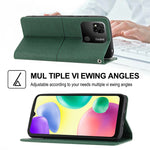 Custodia per telefono in pelle magnetica con cuciture a trama intrecciata, For Xiaomi Redmi 12C, For Samsung Galaxy S23 5G, For Samsung Galaxy S23+ 5G, For Samsung Galaxy S23 Ultra 5G