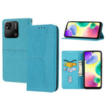Custodia per telefono in pelle magnetica con cuciture a trama intrecciata, For Xiaomi Redmi 12C, For Samsung Galaxy S23 5G, For Samsung Galaxy S23+ 5G, For Samsung Galaxy S23 Ultra 5G
