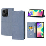 Custodia per telefono in pelle magnetica con cuciture a trama intrecciata, For Xiaomi Redmi 12C, For Samsung Galaxy S23 5G, For Samsung Galaxy S23+ 5G, For Samsung Galaxy S23 Ultra 5G