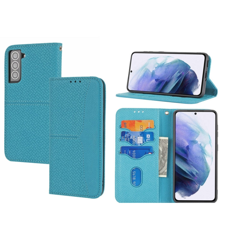 Custodia per telefono in pelle magnetica con cuciture a trama intrecciata, For Xiaomi Redmi 12C, For Samsung Galaxy S23 5G, For Samsung Galaxy S23+ 5G, For Samsung Galaxy S23 Ultra 5G
