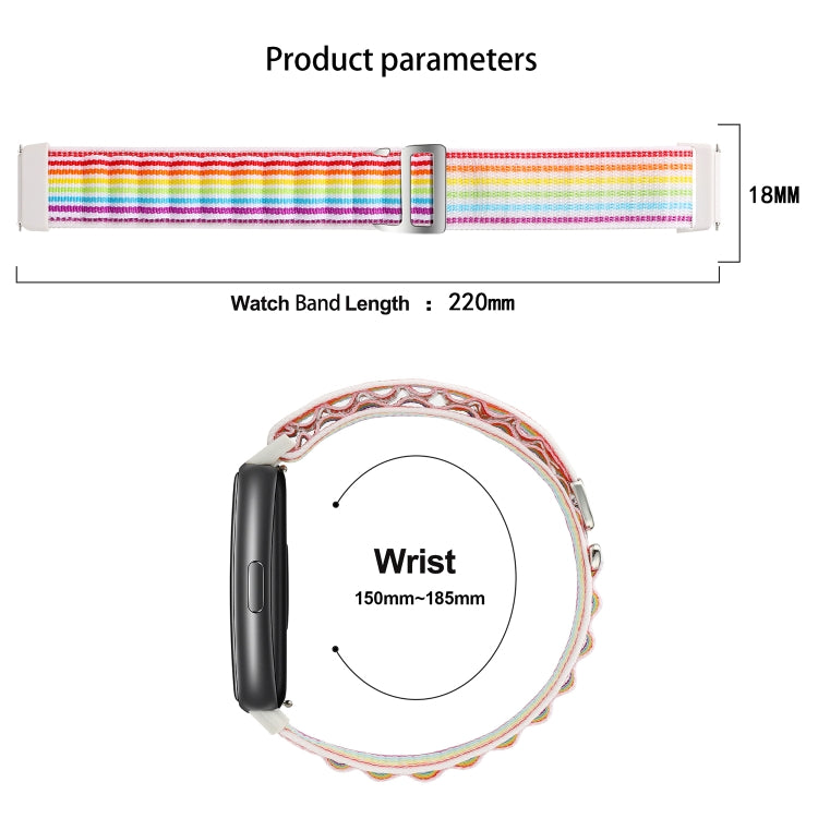 Cinturino in nylon ad anello, For Huawei Band 7, For Xiaomi Mi Band 7 Pro