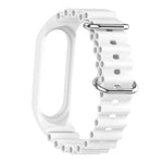 Cinturino per orologio traspirante in silicone marino tinta unita, For Xiaomi Mi Band 7 / 6 / 5 / 4 / 3