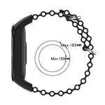 Cinturino per orologio traspirante in silicone marino tinta unita, For Xiaomi Mi Band 7 / 6 / 5 / 4 / 3