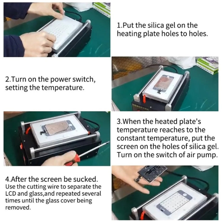 Kaisi NT942 Phone Screen Disassembly Machine, EU Plug, UK Plug, AU Plug