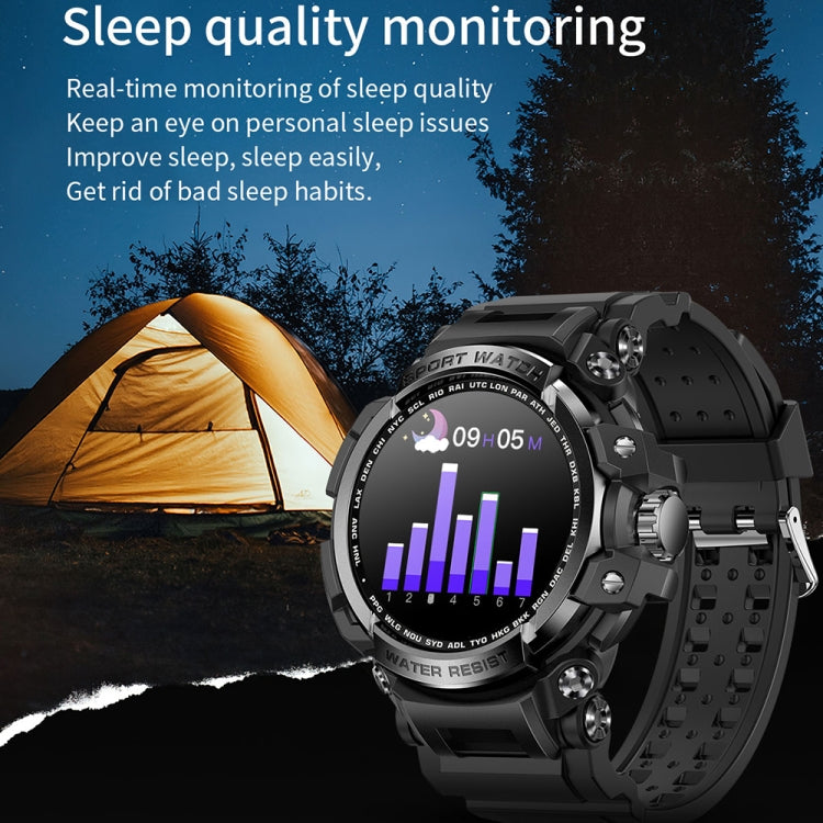 LC16 1,32 pollici IP68 Sport impermeabile Sport all'aria aperta Smart Watch, supporto chiamate Bluetooth / monitoraggio della frequenza cardiaca