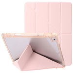 Custodia per tablet in pelle con deformazione acrilica trasparente, For iPad 10.2 2021 / 2020 / 10.5