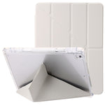 Custodia per tablet in pelle con deformazione acrilica trasparente, For iPad 10.2 2021 / 2020 / 10.5