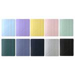 Custodia per tablet in pelle con deformazione acrilica trasparente, For iPad 10.2 2021 / 2020 / 10.5