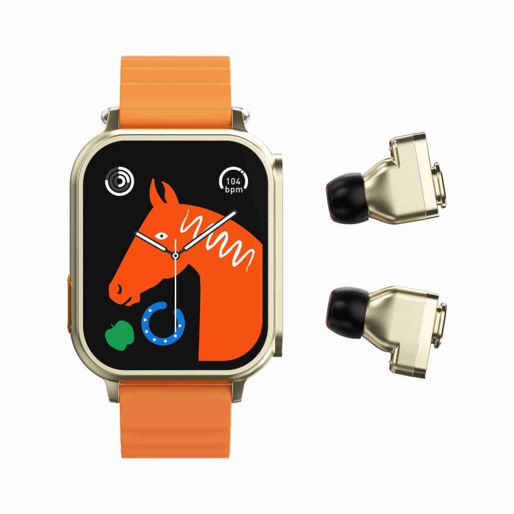 N22 2 in 1 1,96 pollici HD Display Sport Bluetooth Call Earphone Smart Watch