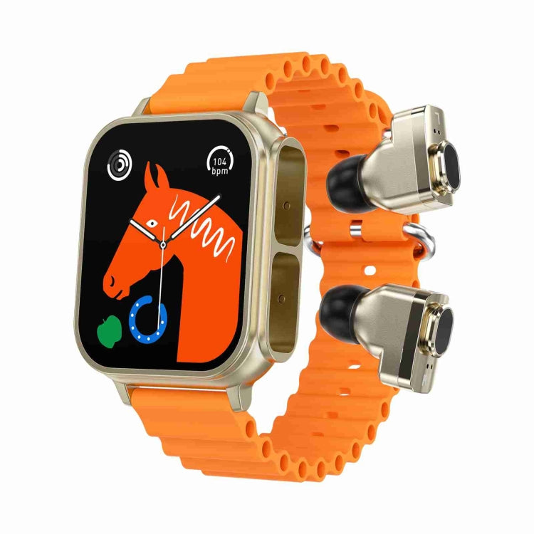 N22 2 in 1 1,96 pollici HD Display Sport Bluetooth Call Earphone Smart Watch