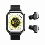 N22 2 in 1 1,96 pollici HD Display Sport Bluetooth Call Earphone Smart Watch