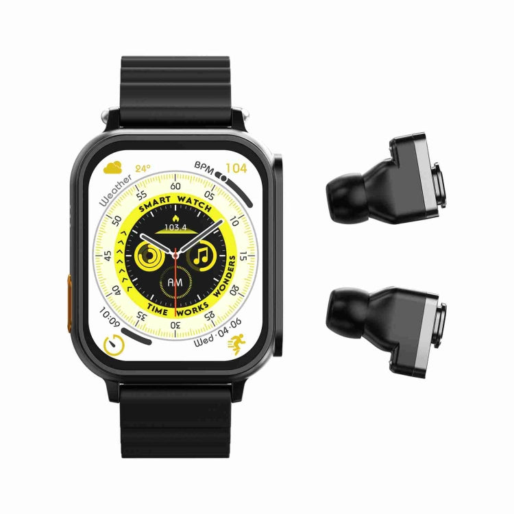 N22 2 in 1 1,96 pollici HD Display Sport Bluetooth Call Earphone Smart Watch