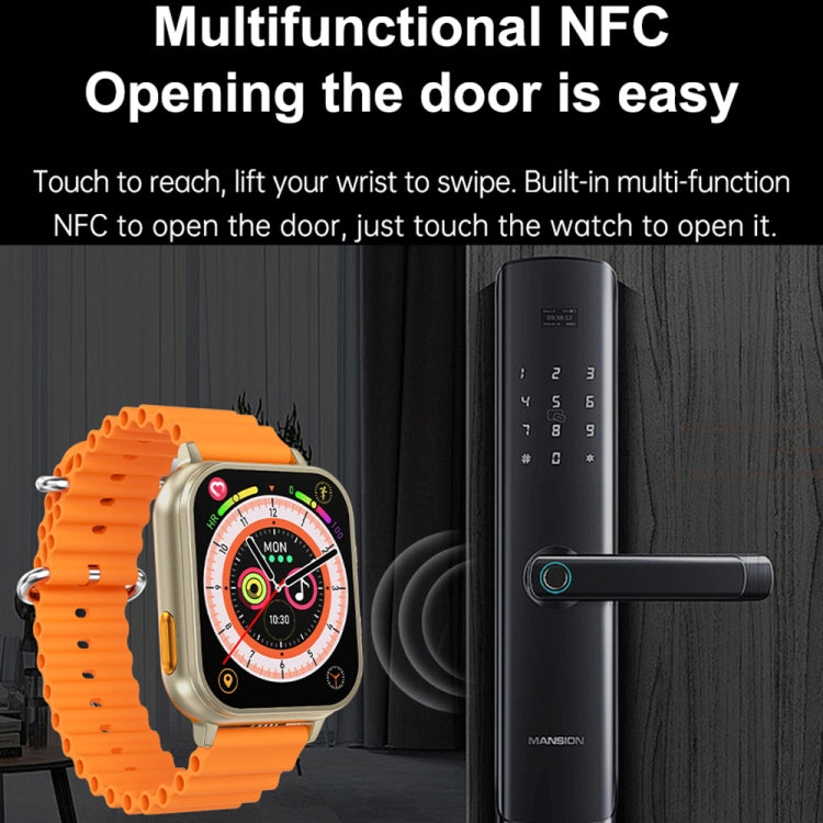 N22 2 in 1 1,96 pollici HD Display Sport Bluetooth Call Earphone Smart Watch