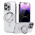 360 Rotante MagSafe Magnetic Skin Feel Custodia per telefono, For iPhone 14 Pro Max, For iPhone 14 Pro, For iPhone 14 Plus, For iPhone 14