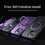 360 Rotante MagSafe Magnetic Skin Feel Custodia per telefono, For iPhone 14 Pro Max, For iPhone 14 Pro, For iPhone 14 Plus, For iPhone 14