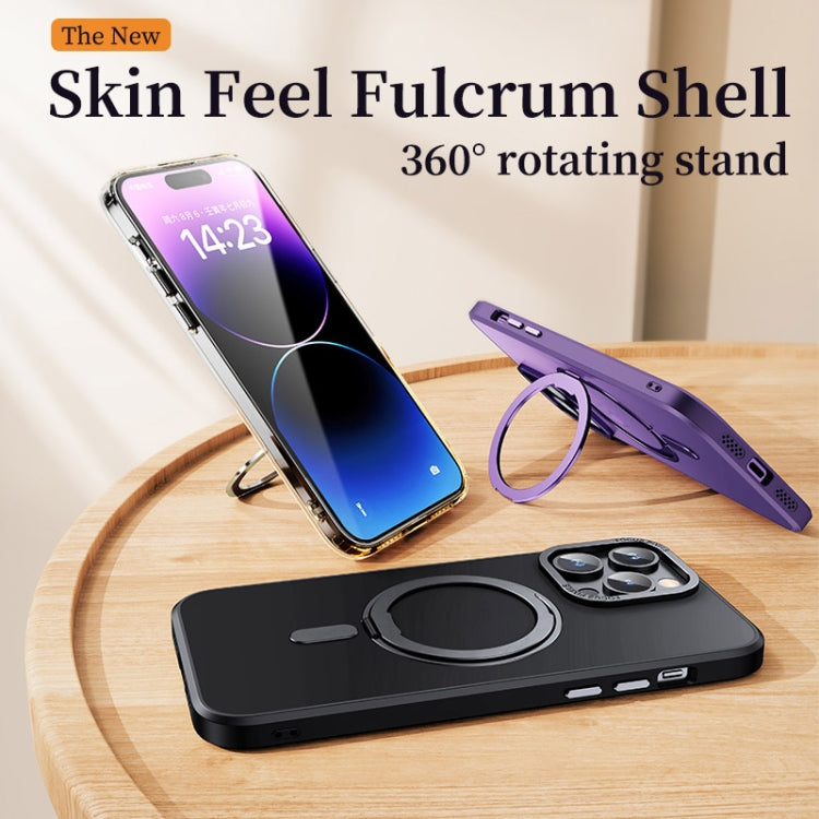 360 Rotante MagSafe Magnetic Skin Feel Custodia per telefono, For iPhone 14 Pro Max, For iPhone 14 Pro, For iPhone 14 Plus, For iPhone 14