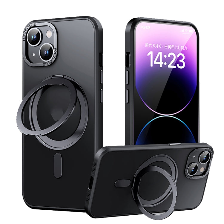 360 Rotante MagSafe Magnetic Skin Feel Custodia per telefono, For iPhone 14 Pro Max, For iPhone 14 Pro, For iPhone 14 Plus, For iPhone 14