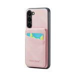 Fierre Shann Crazy Horse Porta carte Cover posteriore Custodia per cellulare in PU, For Samsung Galaxy S22 Ultra 5G, For Samsung Galaxy S23 5G, For Samsung Galaxy S23+ 5G, For Samsung Galaxy S23 Ultra 5G