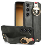 Custodia per telefono posteriore in pelle con cinturino, For Samsung Galaxy S23 5G, For Samsung Galaxy S23 Ultra 5G, For Samsung Galaxy S22 5G