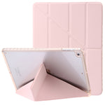 Custodia per tablet in pelle con deformazione acrilica trasparente, For iPad Pro 11 2022 / 2021 / 2020, For iPad Air / Air 2 / 9.7 2018 / 2017