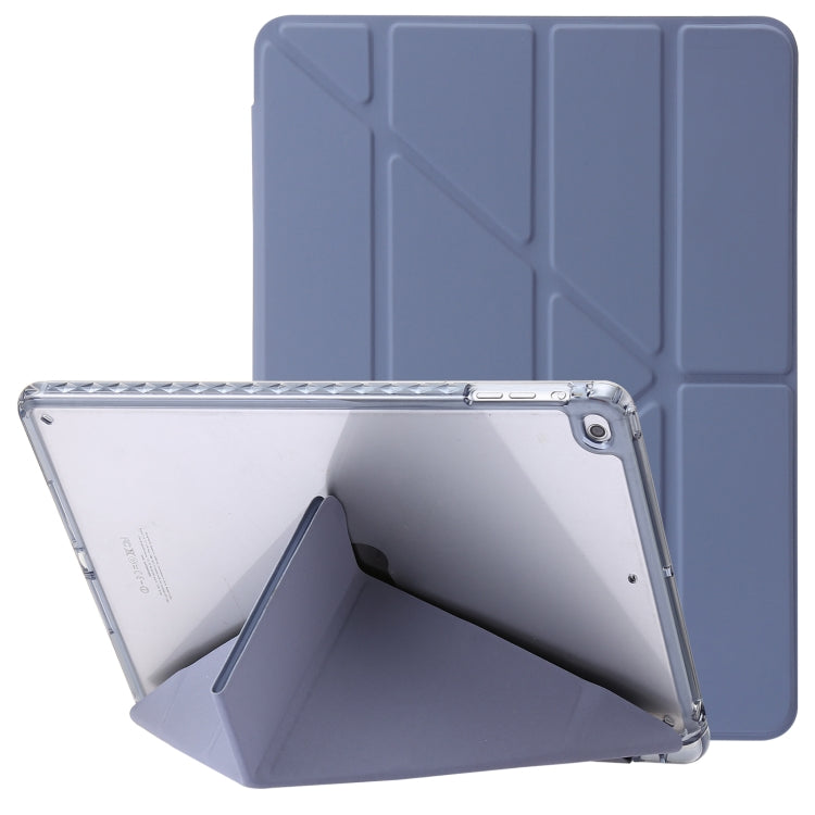 Custodia per tablet in pelle con deformazione acrilica trasparente, For iPad Pro 11 2022 / 2021 / 2020, For iPad Air / Air 2 / 9.7 2018 / 2017