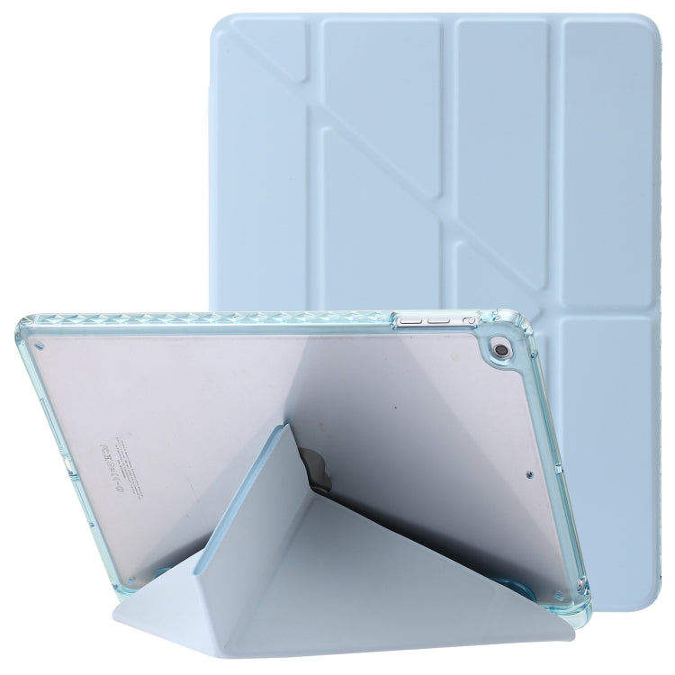 Custodia per tablet in pelle con deformazione acrilica trasparente, For iPad Pro 11 2022 / 2021 / 2020, For iPad Air / Air 2 / 9.7 2018 / 2017