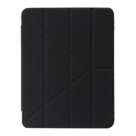 Custodia per tablet in pelle con deformazione acrilica trasparente, For iPad 10th Gen 10.9 2022, For iPad Pro 12.9 2022 / 2021 / 2020