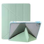 Custodia per tablet in pelle con deformazione acrilica trasparente, For iPad 10th Gen 10.9 2022, For iPad Pro 12.9 2022 / 2021 / 2020