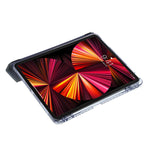 Custodia per tablet in pelle con deformazione acrilica trasparente, For iPad Pro 11 2022 / 2021 / 2020, For iPad Air / Air 2 / 9.7 2018 / 2017