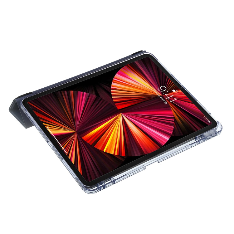 Custodia per tablet in pelle con deformazione acrilica trasparente, For iPad Pro 11 2022 / 2021 / 2020, For iPad Air / Air 2 / 9.7 2018 / 2017