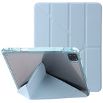 Custodia per tablet in pelle con deformazione acrilica trasparente, For iPad Pro 11 2022 / 2021 / 2020, For iPad Air / Air 2 / 9.7 2018 / 2017