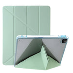 Custodia per tablet in pelle con deformazione acrilica trasparente, For iPad Pro 11 2022 / 2021 / 2020, For iPad Air / Air 2 / 9.7 2018 / 2017