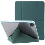 Custodia per tablet in pelle con deformazione acrilica trasparente, For iPad 10th Gen 10.9 2022, For iPad Pro 12.9 2022 / 2021 / 2020