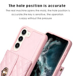 Custodia per telefono in pelle rombica a portafoglio con fibbia in metallo orizzontale, For Samsung Galaxy S23+ 5G, For Samsung Galaxy S23 Ultra 5G, For Samsung Galaxy S22 Ultra 5G, For Samsung Galaxy S21 FE 5G