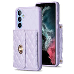 Custodia per telefono in pelle rombica a portafoglio con fibbia in metallo orizzontale, For Samsung Galaxy A53 5G, For Samsung Galaxy A54 5G