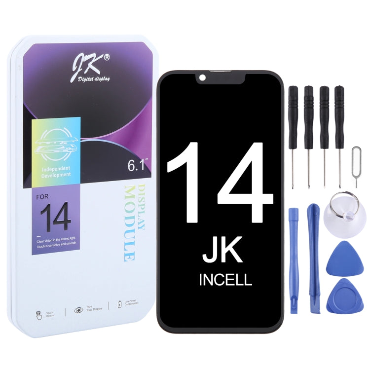 Schermo LCD JK inell per assemblaggio completo di digitalizzatore, For iPhone 14(JK inell), For iPhone 14 Plus(JK inell)